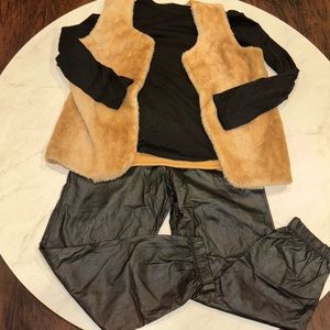 Wonder Nation 10-12 three Piece Girls Outfit